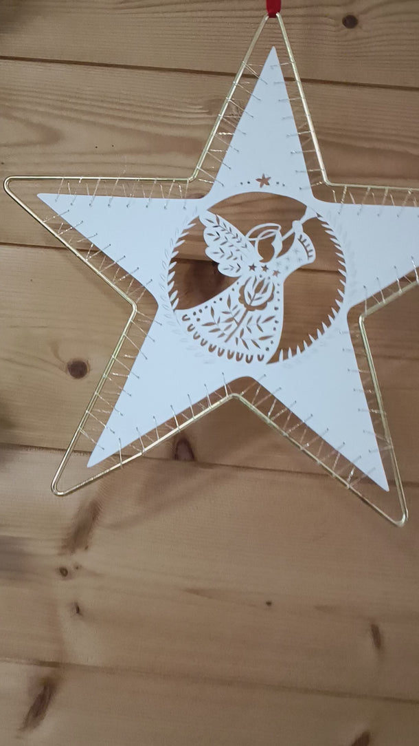 Etoile de Noël en Papercut